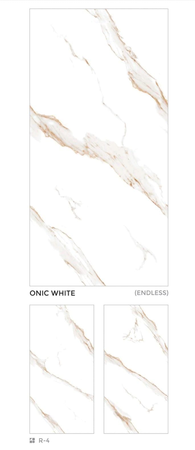 ANUJ 4X2 CARVING MATT - ONIC WHITE